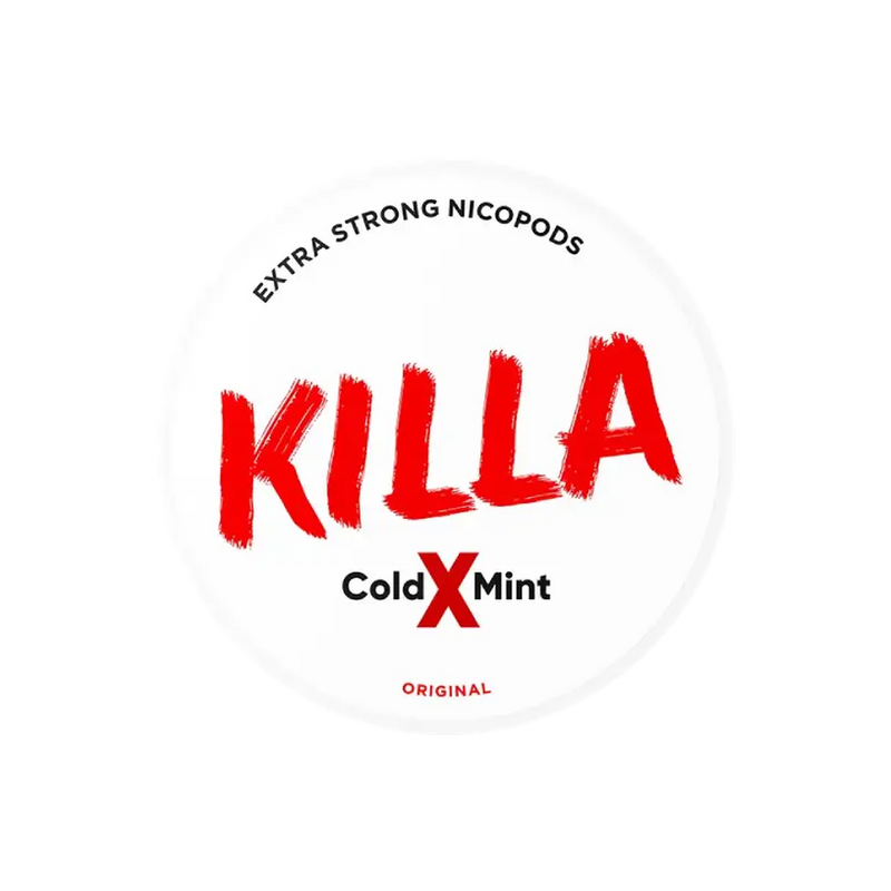 KILLA Cold X Mint – lattina di sacchetti di nicotina