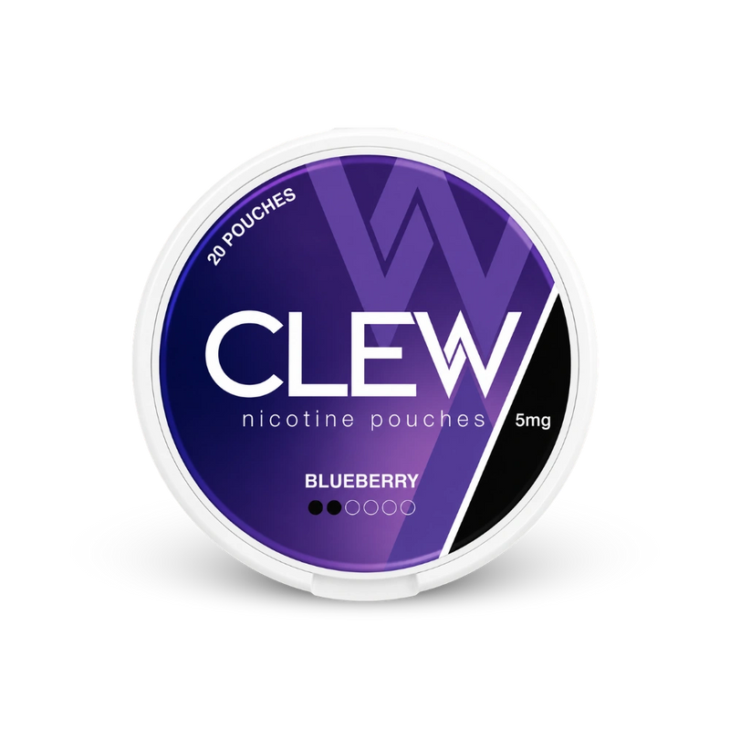 CLEW Mirtillo 5mg – lattina di sacchetti di nicotina