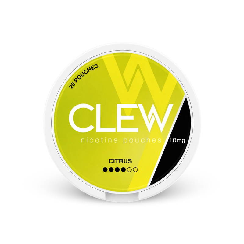 CLEW Citrus 10mg – lattina di nicotine pouches