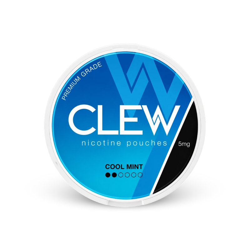 CLEW Cool Mint 5mg – lattina di bustine di nicotina