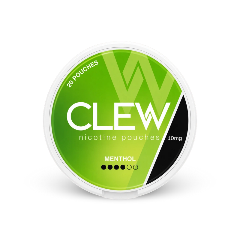 CLEW Mentolo 10mg – lattina di sacchetti di nicotina