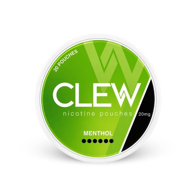CLEW Mentolo 20mg – lattina di buste di nicotina