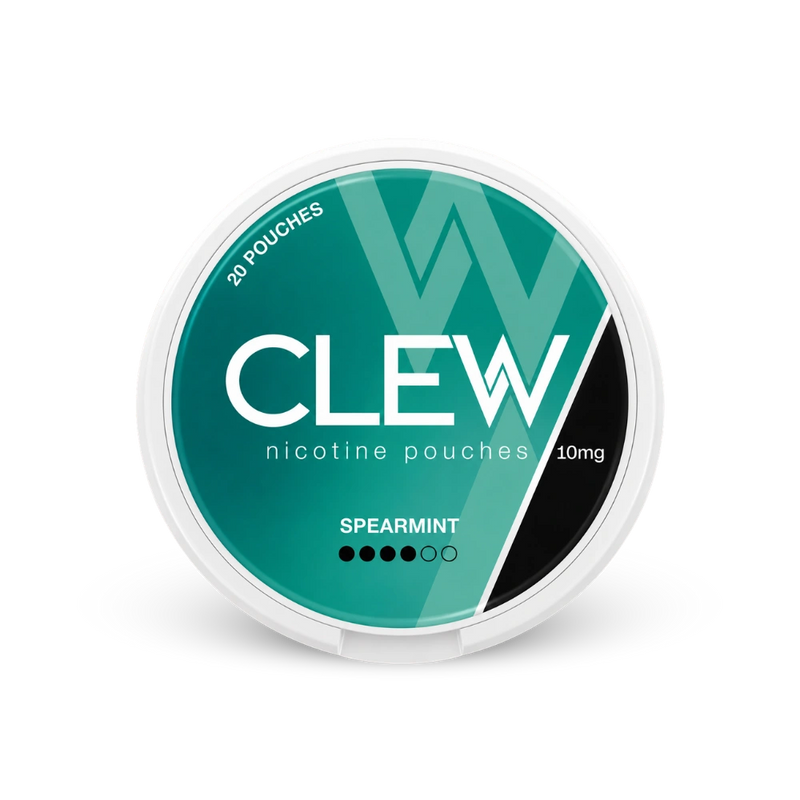 CLEW Spearmint 10mg – lattina di sacchetti di nicotina