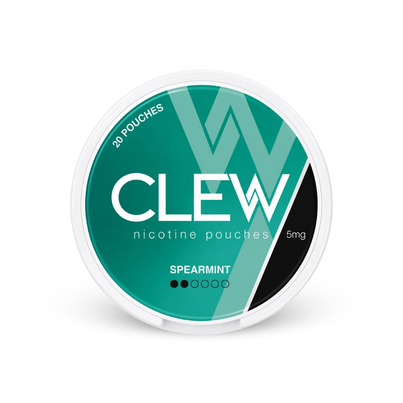 CLEW Spearmint 5mg – barattolo di buste di nicotina