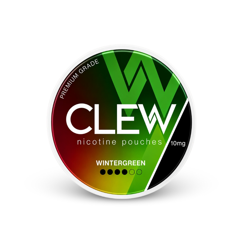 CLEW Wintergreen 10mg – lattina di sacchetti di nicotina