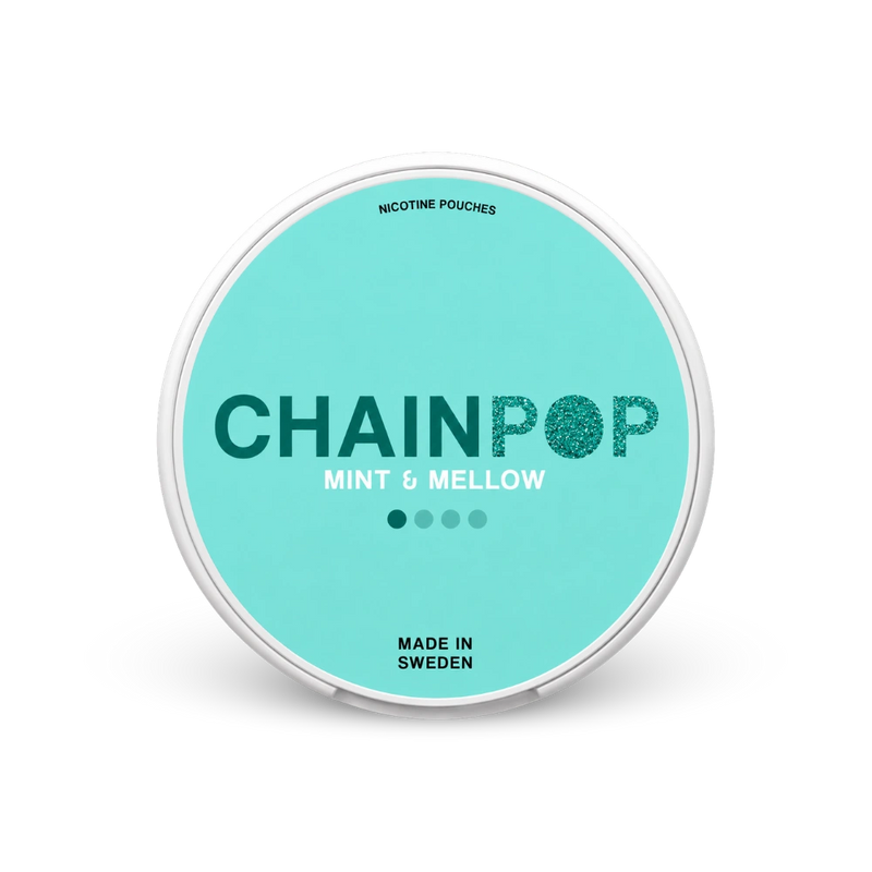 Chainpop Mint & Mellow – lattina di bustine di nicotina