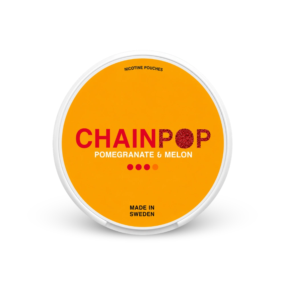 Chainpop Melagrana Melone – lattina di sacchetti di nicotina