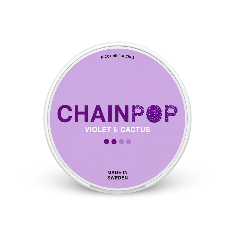 Chainpop Violet Cactus – lattina di bustine di nicotina