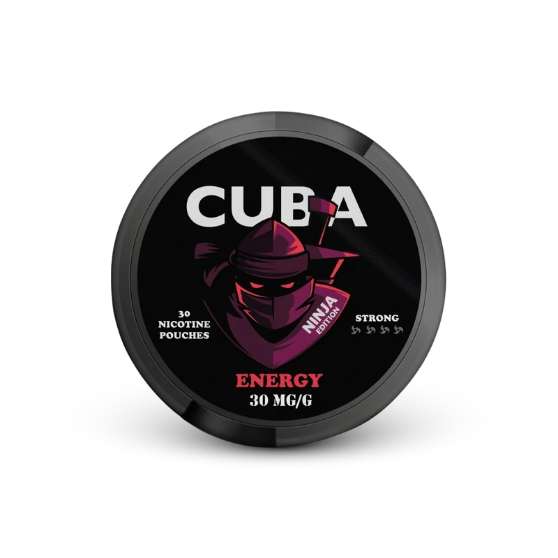 Cuba Ninja Energy – lattina di bustine di nicotina