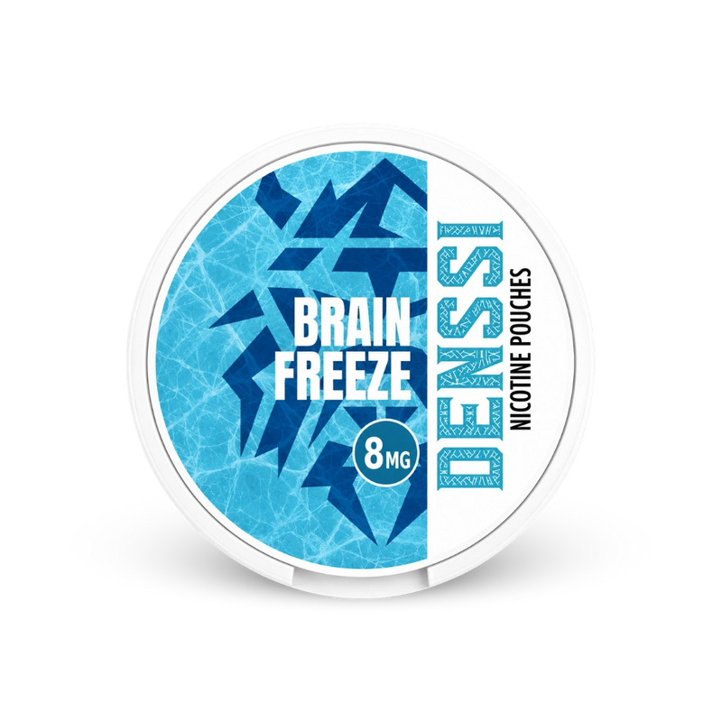 Denssi Brain Freeze 8mg – lattina di bustine di nicotina