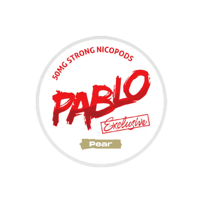 PABLO Exclusive Pear Strong – lattina di bustine di nicotina