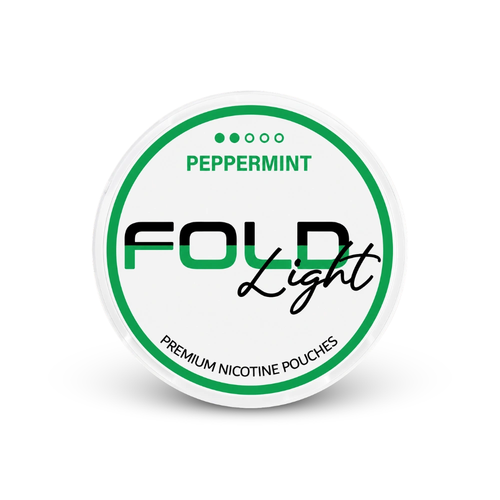 FOLD Peppermint Light – lattina di sacchetti di nicotina
