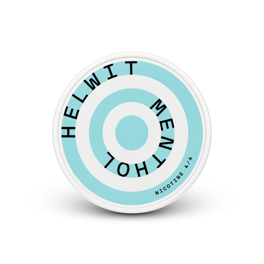 HELWIT Menthol Strong – lattina di sacchetti di nicotina