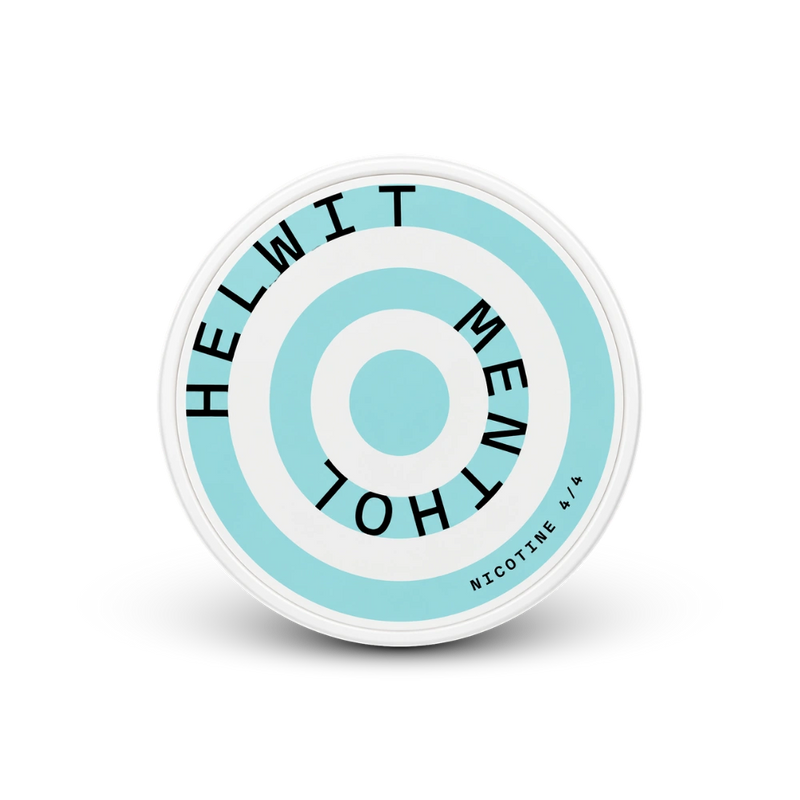 HELWIT Menthol Strong – lattina di sacchetti di nicotina