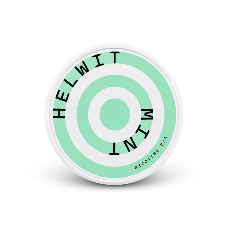HELWIT Mint Slim – lattina di bustine di nicotina