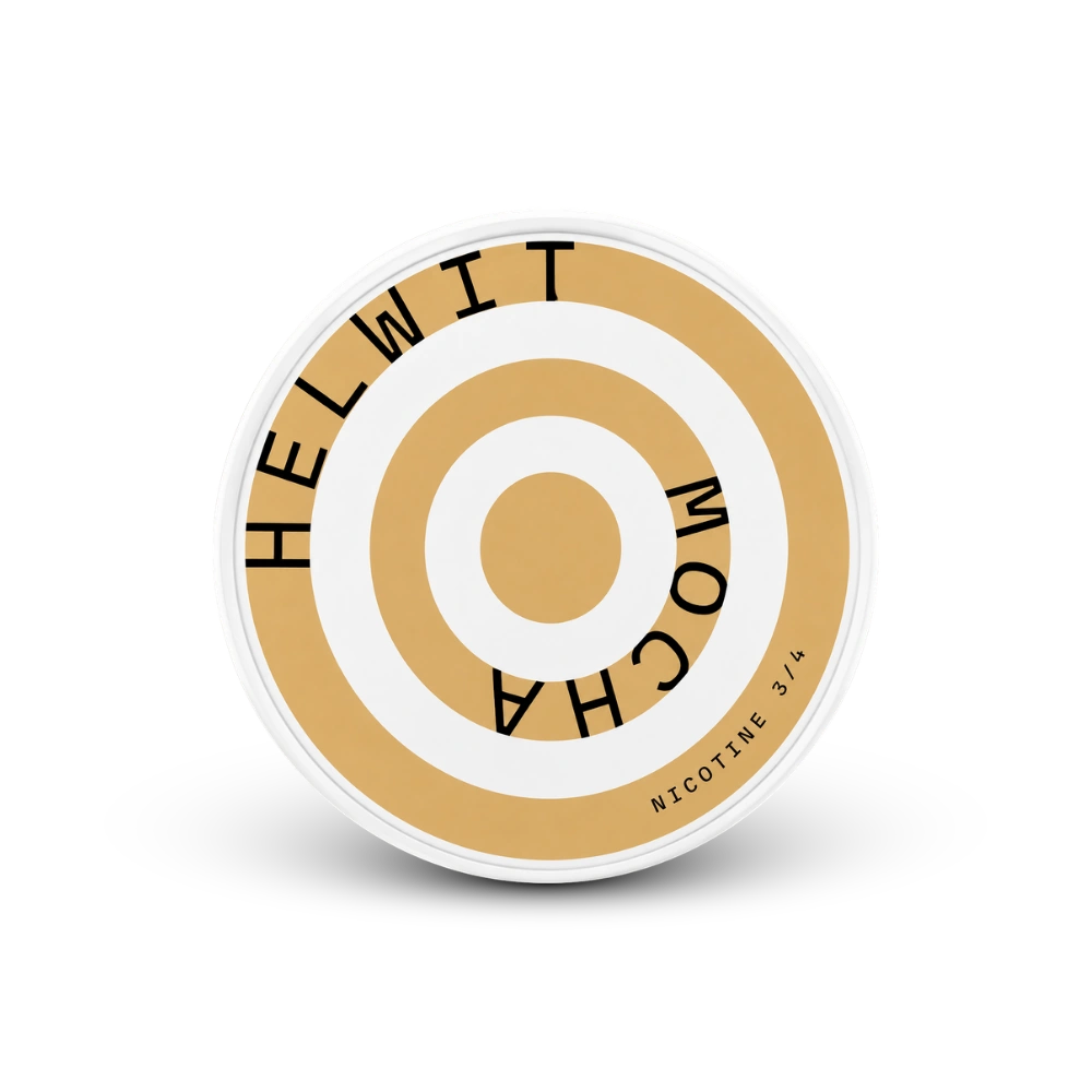 HELWIT Mocha Medium – lattina di bustine di nicotina