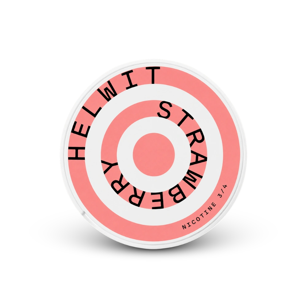 HELWIT Strawberry Medium – lattina di bustine di nicotina