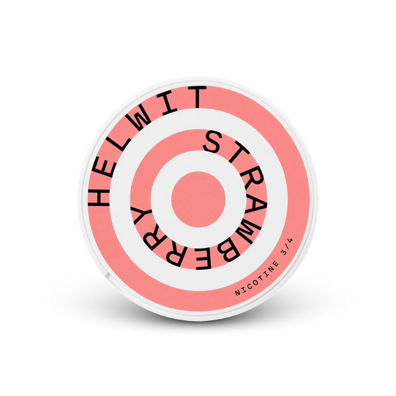 HELWIT Strawberry Medium – lattina di bustine di nicotina