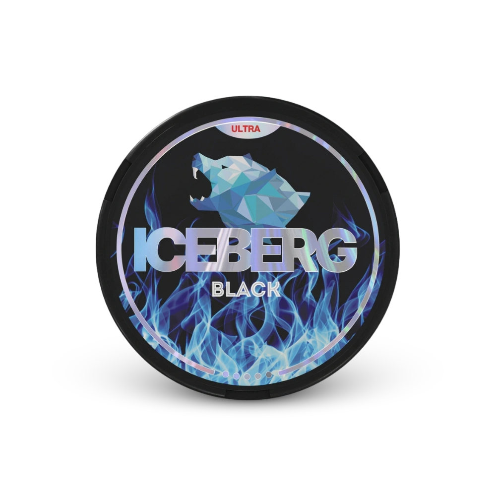 Iceberg Black – lattina di bustine di nicotina