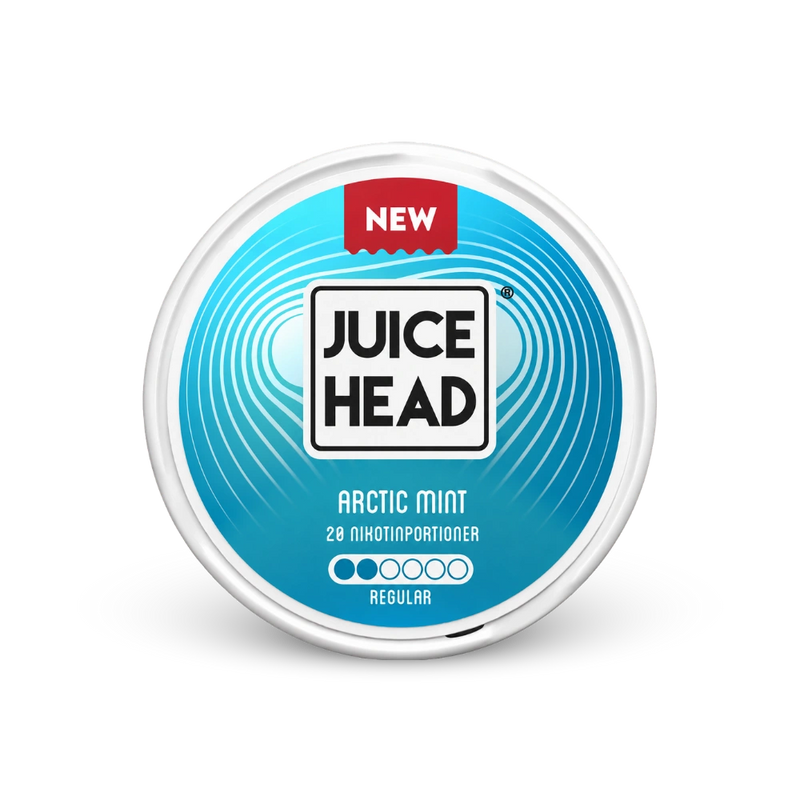 Juice Head Arctic Mint Regular – lattina di bustine di nicotina