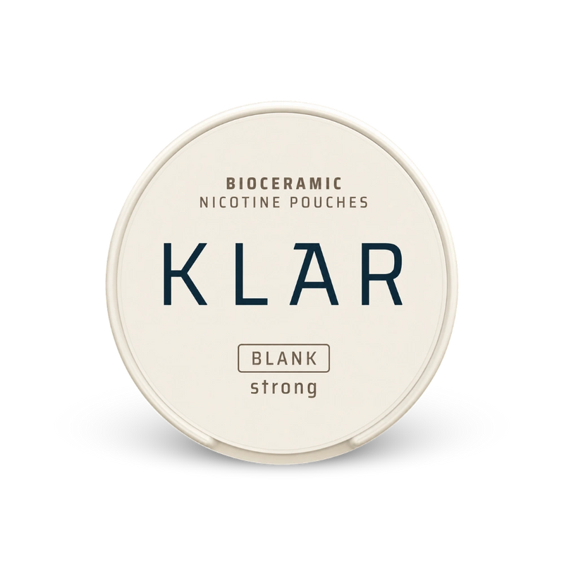 KLAR Blank Strong Mini – lattina di sacchetti di nicotina