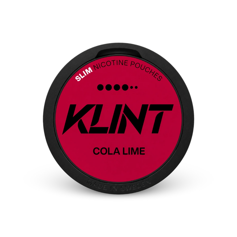 Klint Cola Lime Strong – lattina di sacchetti di nicotina