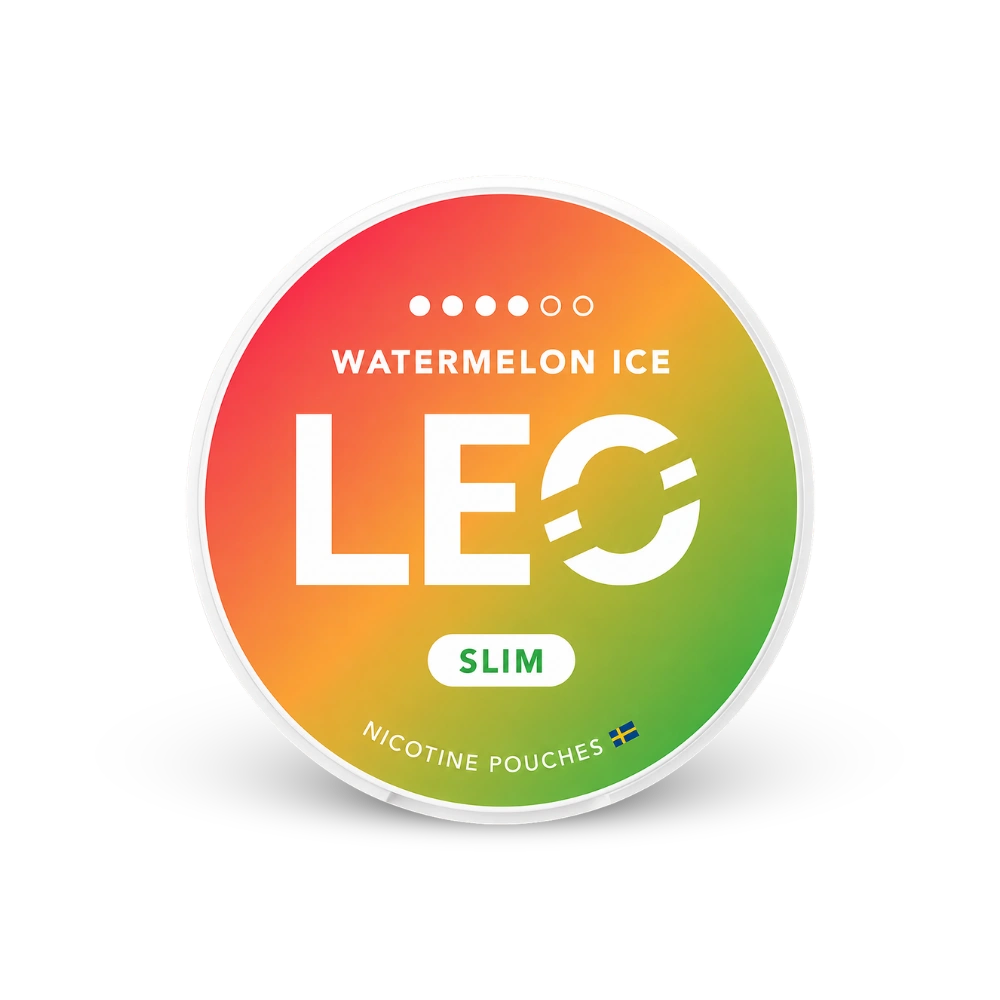 LEO Watermelon Ice Strong – lattina di sacchetti di nicotina