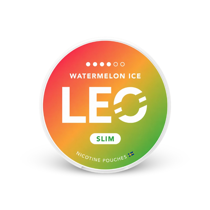 LEO Watermelon Ice Strong – lattina di sacchetti di nicotina