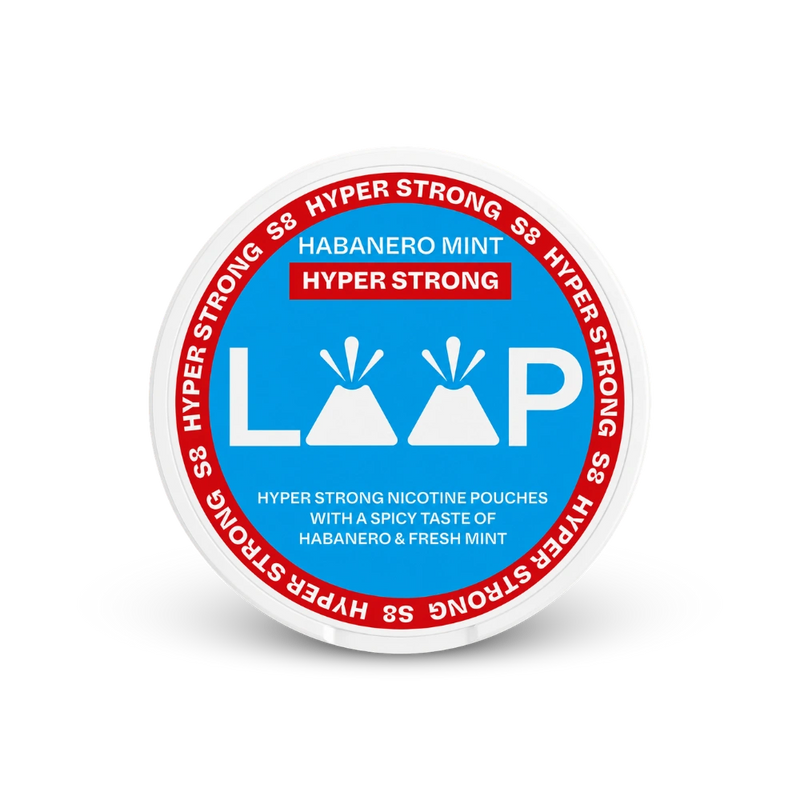 LOOP Habanero Mint Hyper Strong – lattina di bustine di nicotina