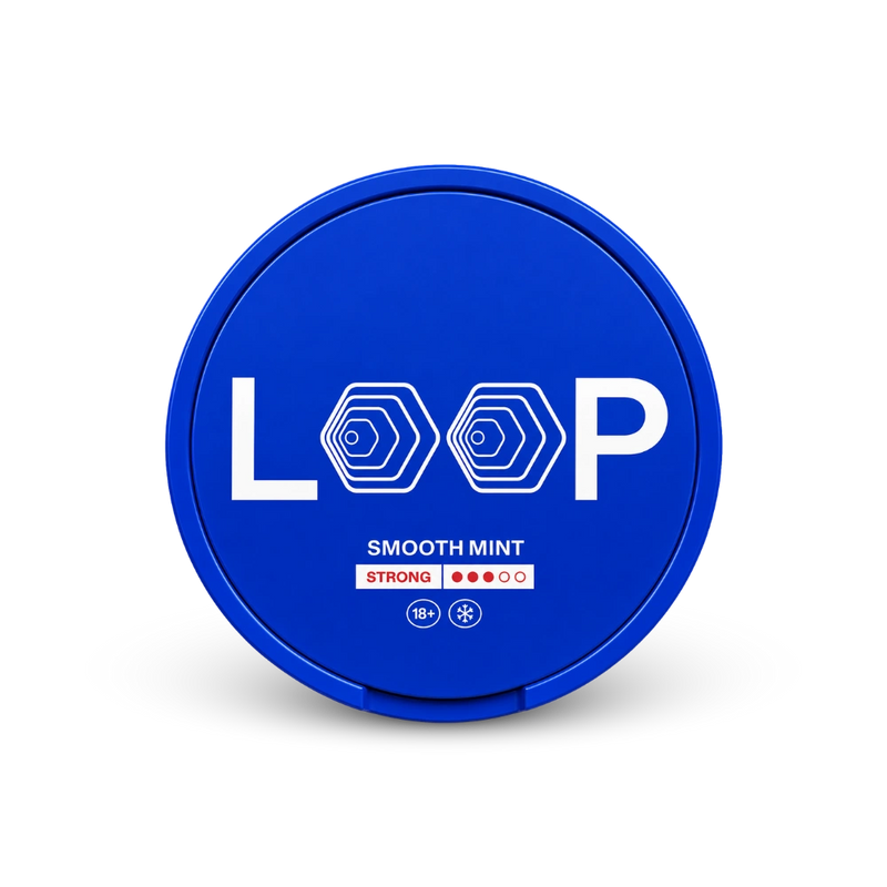 LOOP Smooth Mint Strong – lattina di bustine di nicotina