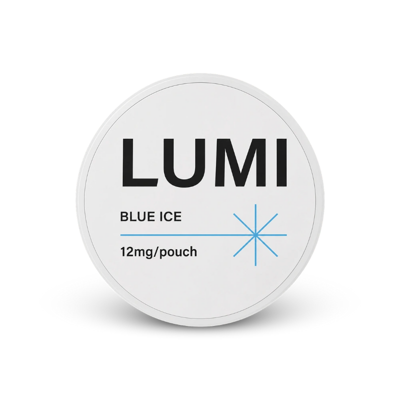 LUMI Blue Ice 12mg – lattina di sacchetti di nicotina