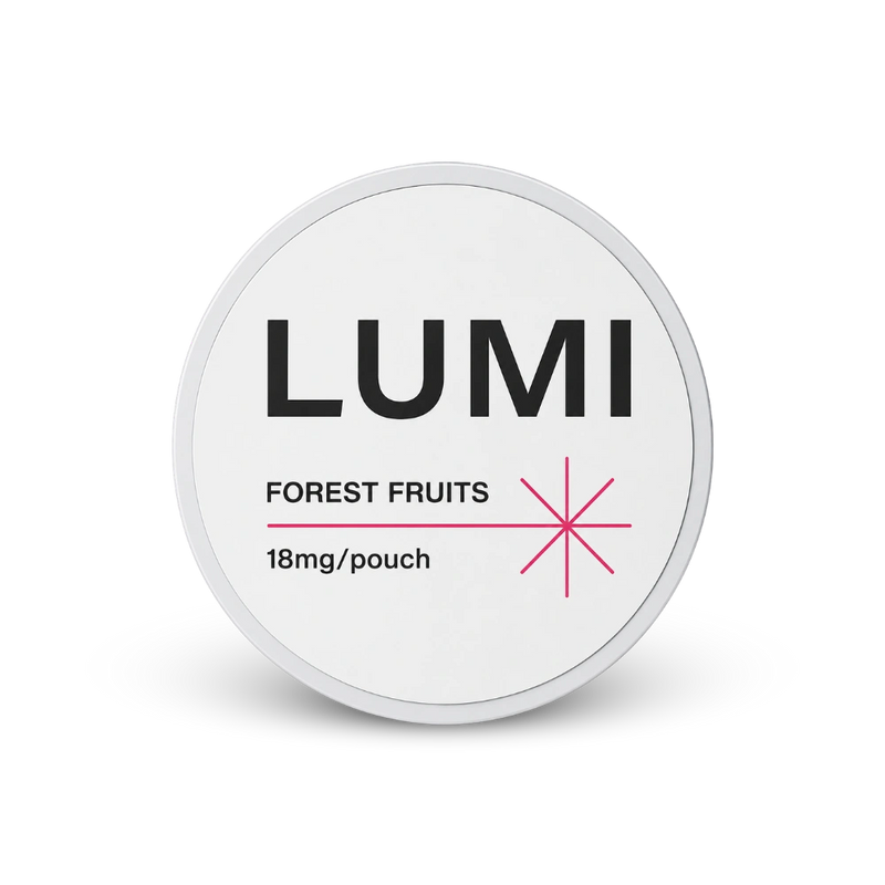 LUMI Forest Fruits 18mg – lattina di bustine di nicotina