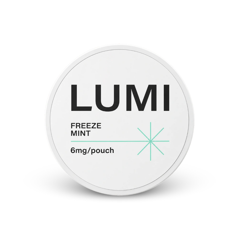 LUMI Freeze Mint 6mg – lattina di bustine di nicotina