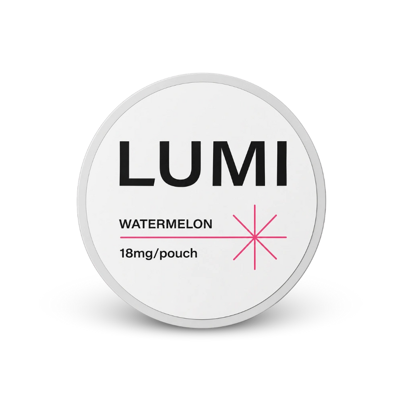 LUMI Anguria 18mg – lattina di buste di nicotina