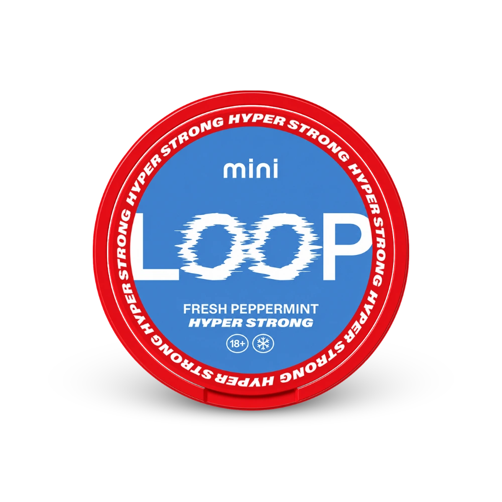 Loop Fresh Peppermint Mini Hyper – barattolo di bustine di nicotina