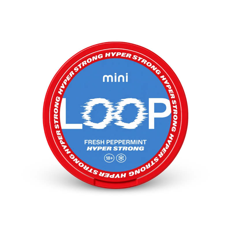 Loop Fresh Peppermint Mini Hyper – barattolo di bustine di nicotina