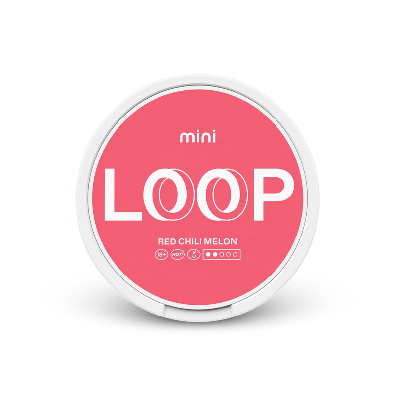 Loop Red Chili Mini – lattina di buste di nicotina