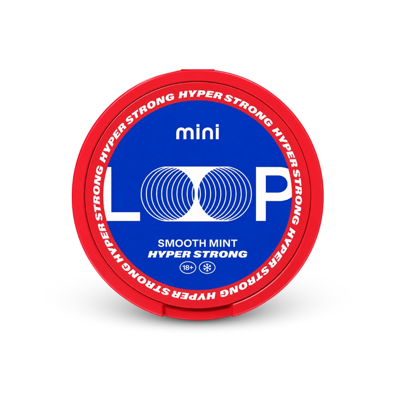 Loop Smooth Mint Mini Hyper – lattina di sacchetti di nicotina