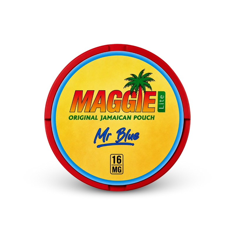 MAGGIE Lite Mr Blue – lattina di bustine di nicotina
