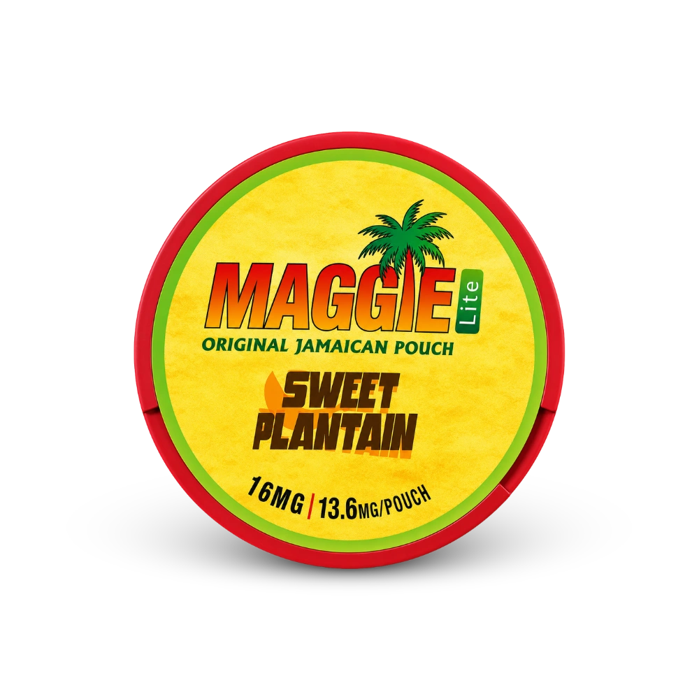 MAGGIE Lite Platano Dolce – lattina di bustine di nicotina