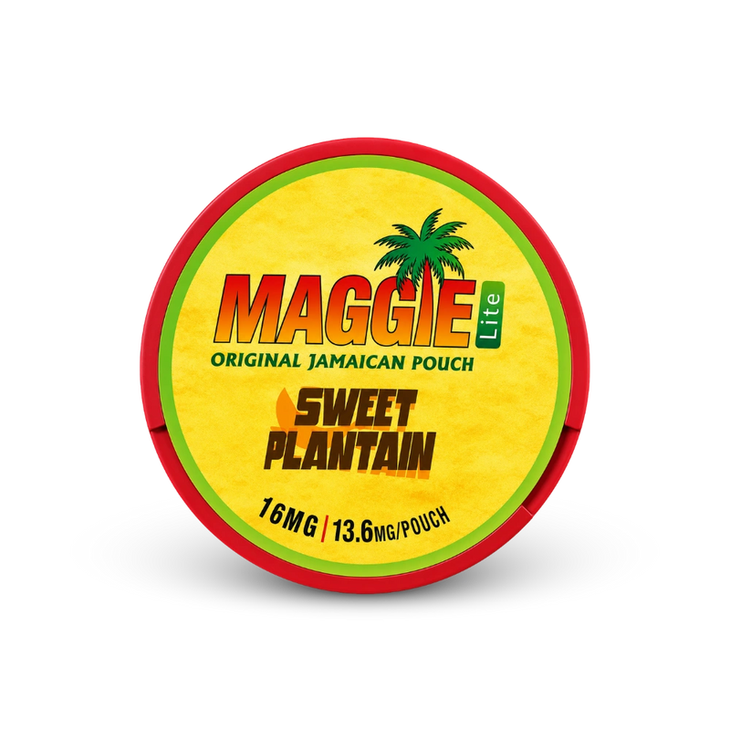 MAGGIE Lite Platano Dolce – lattina di bustine di nicotina