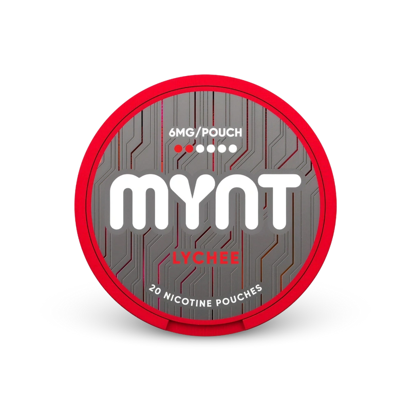 MYNT Lychee Regular – lattina di bustine di nicotina