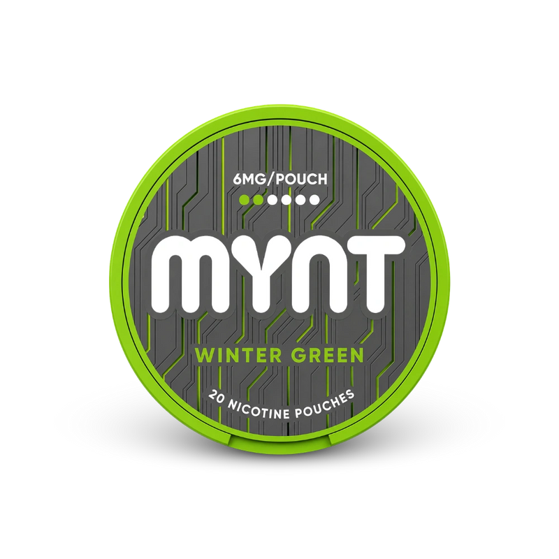MYNT Winter Green Regular – lattina di bustine di nicotina