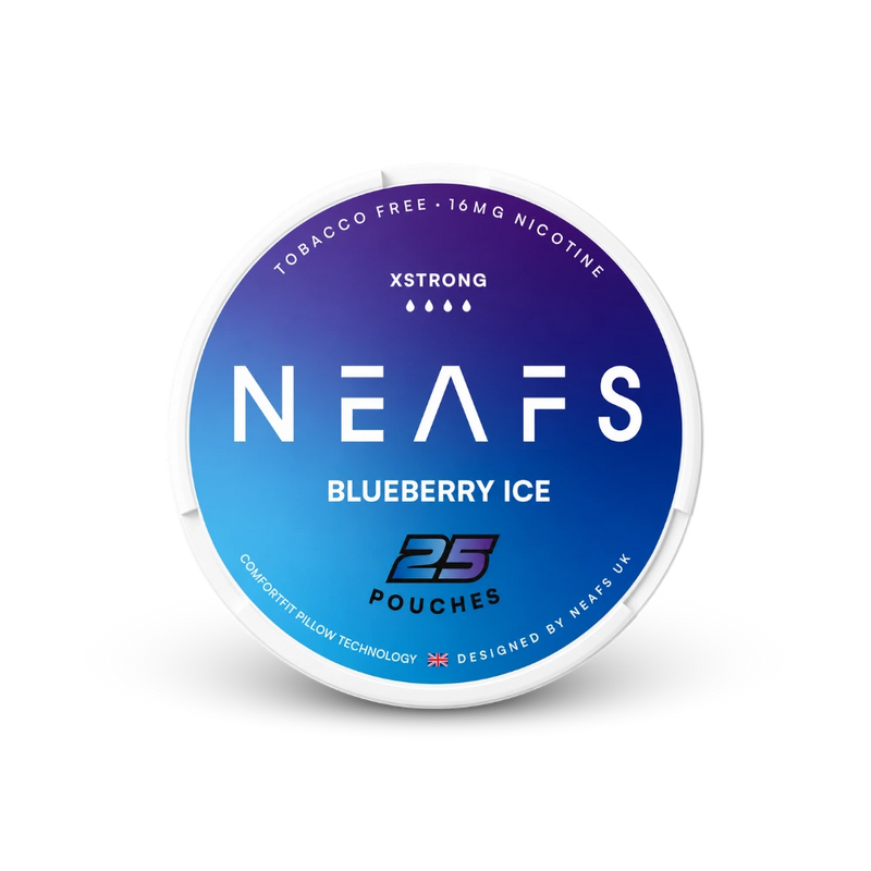 NEAFS Blueberry Ice Extra Strong – lattina di sacchetti di nicotina