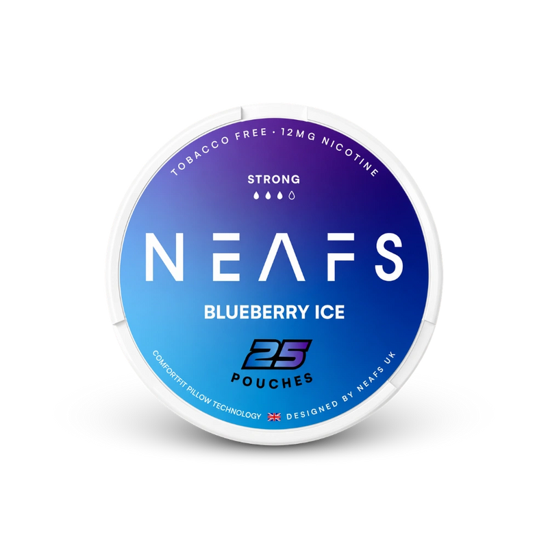 NEAFS Blueberry Ice Strong – lattina di sacchetti di nicotina