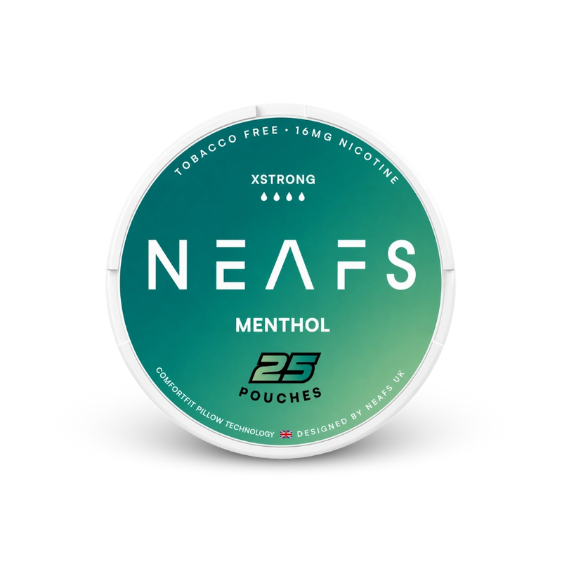 NEAFS Menthol Extra Strong – lattina di sacchetti di nicotina