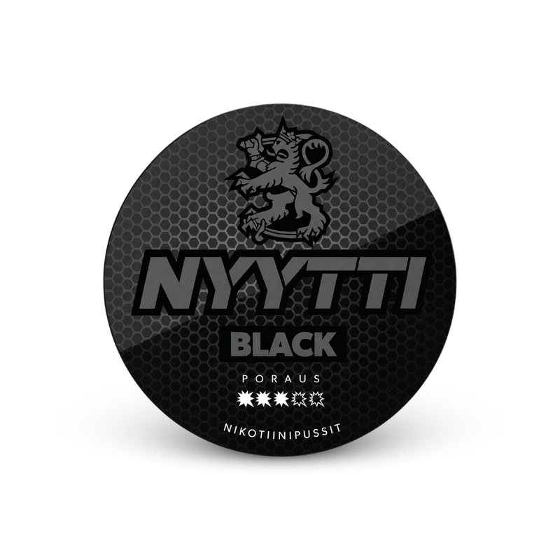 Nyytti Black – barattolo di bustine di nicotina