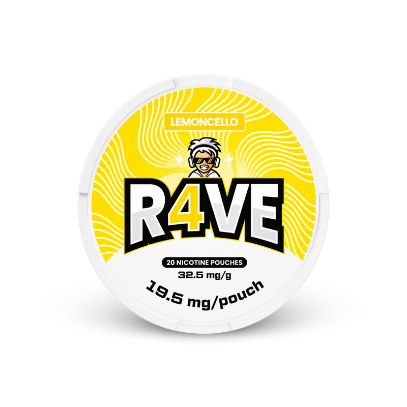 RAVE Lemoncello 32.5mg – lattina di sacchetti di nicotina