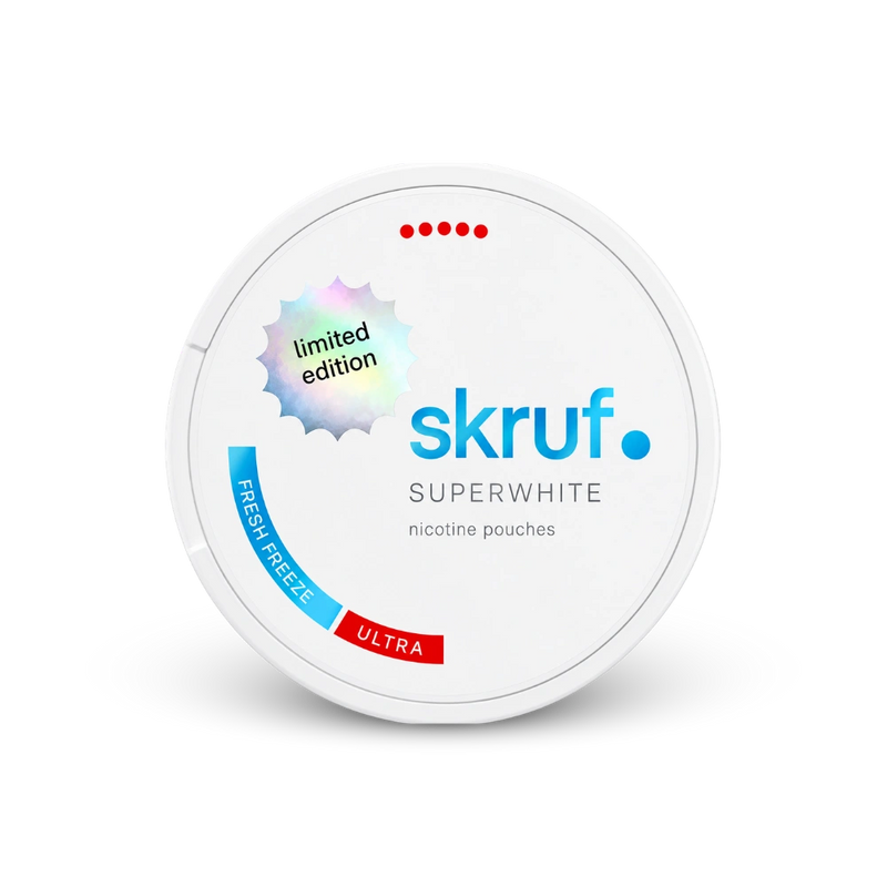SKRUF Fresh Freeze Ultra limitato – lattina di sacchetti di nicotina