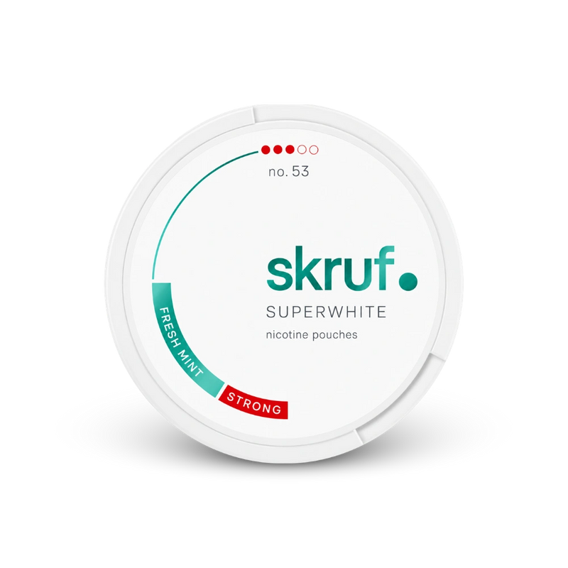 SKRUF Fresh Mint S3 – lattina di buste di nicotina